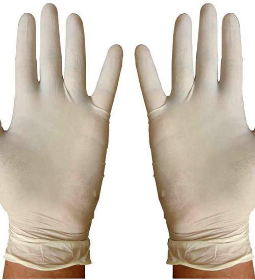 Latex Examination Gloves- Pack of 25 pcs
