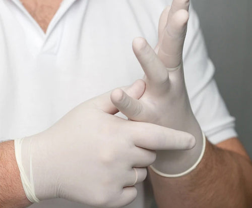 Latex Examination Gloves- Pack of 100 pcs