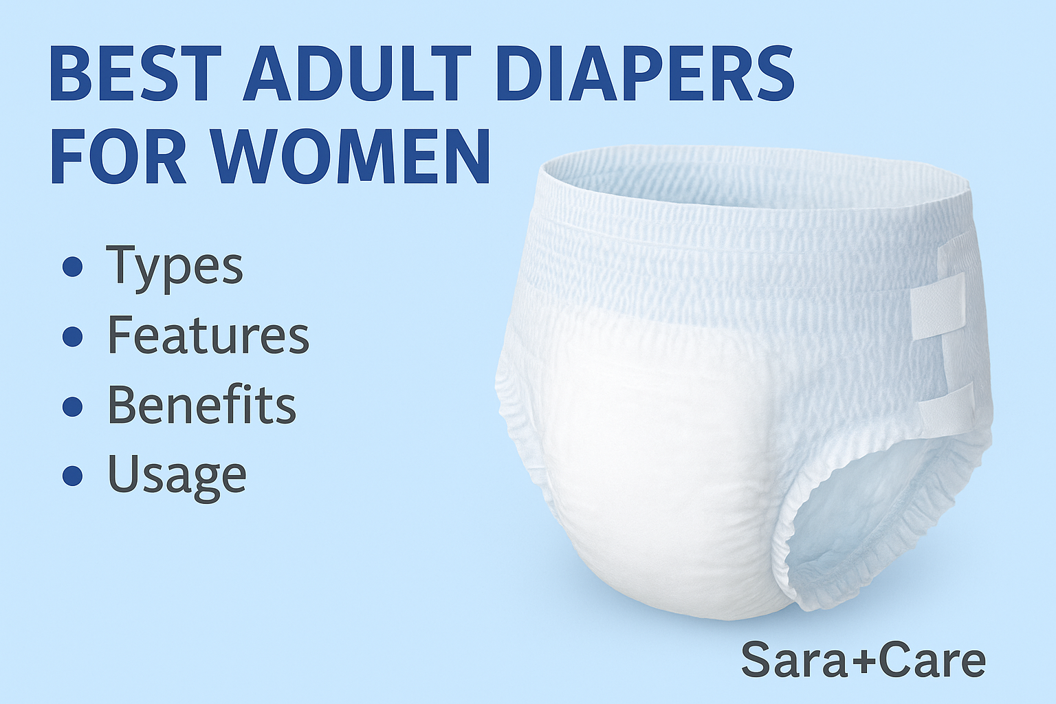 Guide to the Best Adult Diapers for Women’s Health