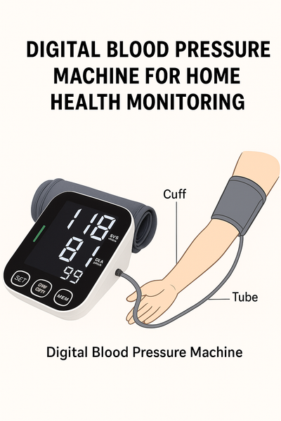 Digital Blood Pressure Machine for Home Health Monitoring