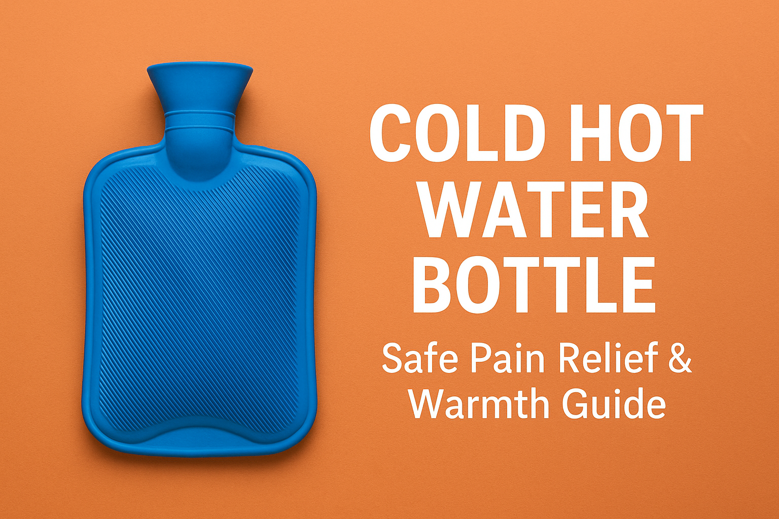 Cold Hot Water Bottle: Safe Pain Relief & Warmth Guide