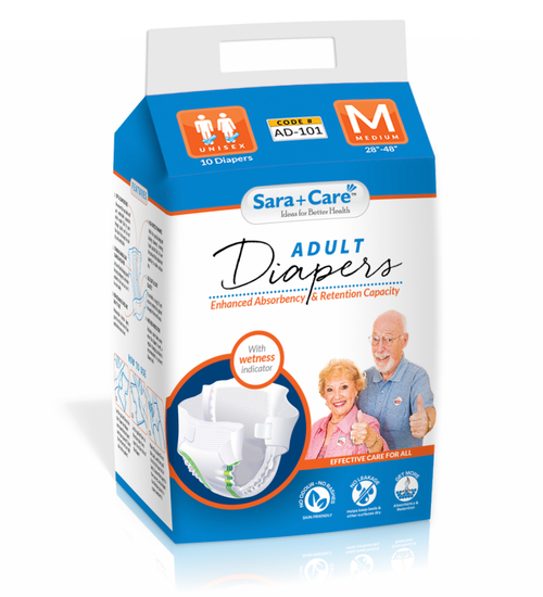 Adult Diaper 101 - Pack of 10 pcs