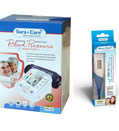 Digital Blood Pressure Monitor With Digital Flexitip Thermometer (101+102)