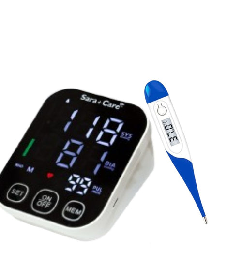 Digital Blood Pressure Monitor With Digital Flexitip Thermometer (103+102)