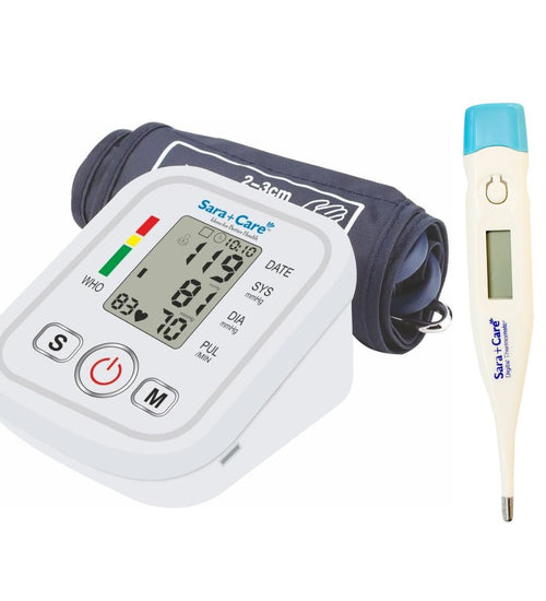 Digital Blood Pressure Monitor With Digital Hardtip Thermometer (101+101)